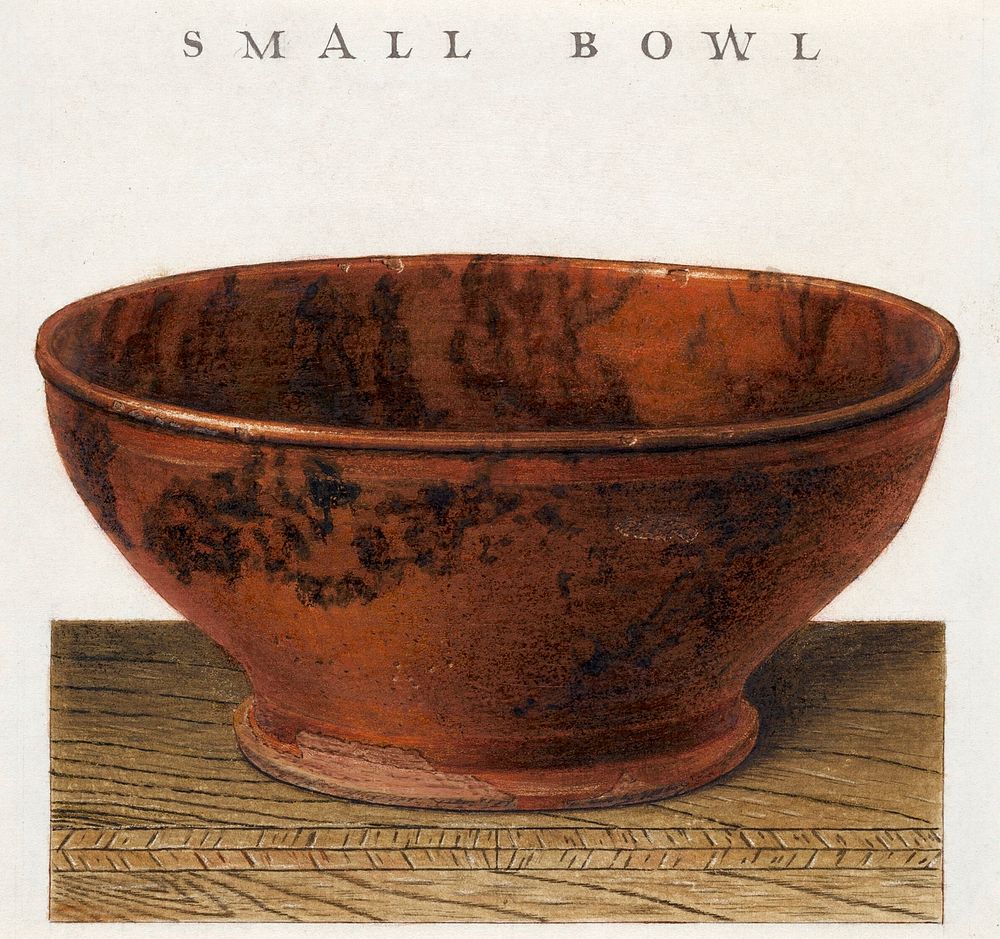 Small Bowl (ca.1939) by Alfred Parys. Original from The National Gallery of Art. Digitally enhanced by rawpixel.