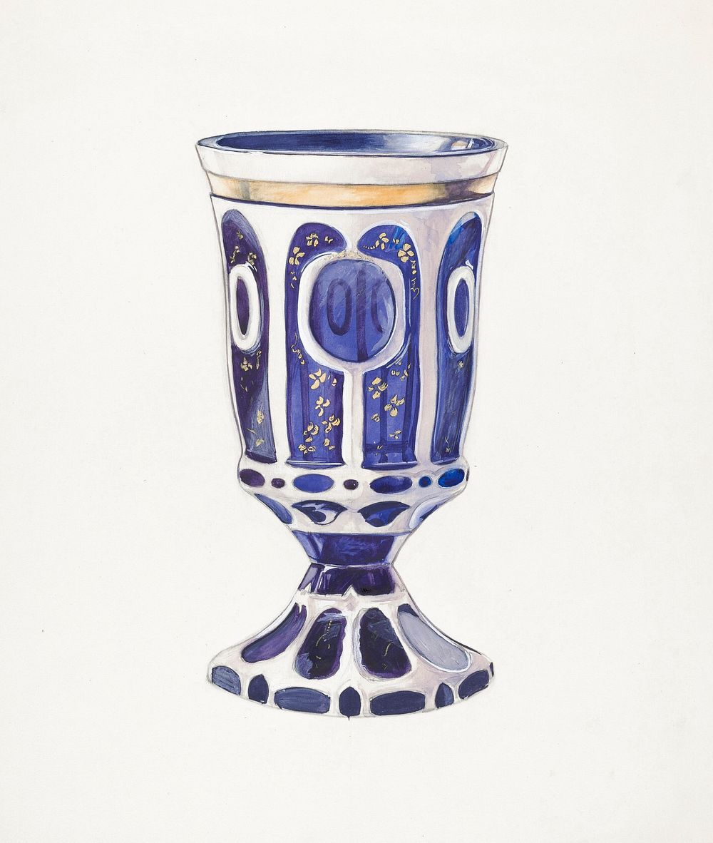 Vase (ca.1936) by Ralph Atkinson. Original from The National Gallery of Art. Digitally enhanced by rawpixel.