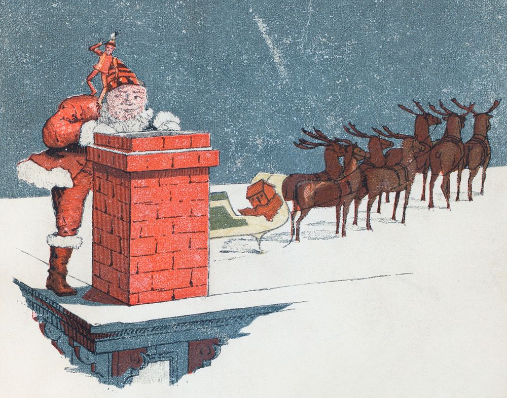 Vintage Christmas (1891) by Frank Buttolph. Original from the The New York Public Library. Digitally enhanced by rawpixel.