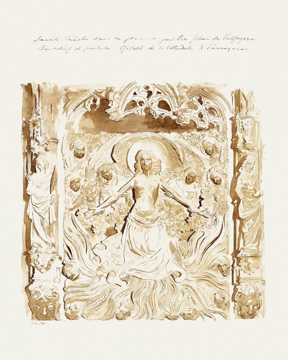 Predella of an Altar, Cathedral, Tarragon (ca. 1895&ndash;1908) by John Singer Sargent. Original from The MET Museum.…