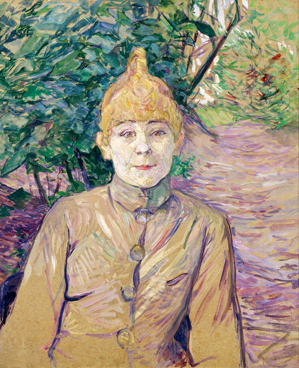 The Streetwalker (ca.1890&ndash;1891) painting in high resolution by Henri de Toulouse&ndash;Lautrec. Original from The MET…