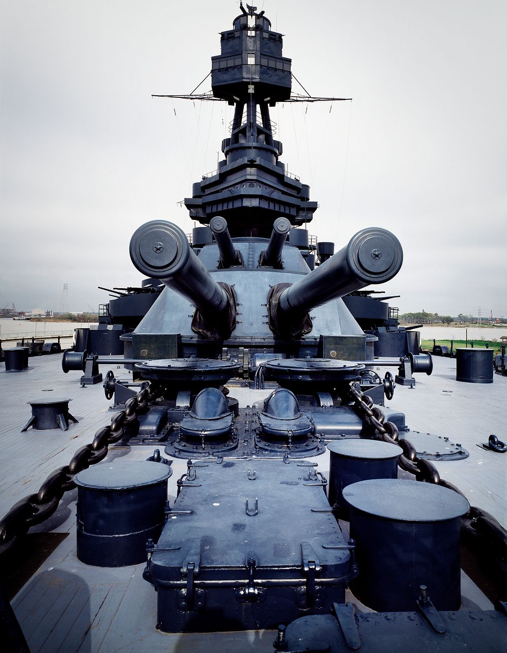 Battleship Texas Houston. Original image from Carol M. Highsmith’s America, Library of Congress collection. Digitally…