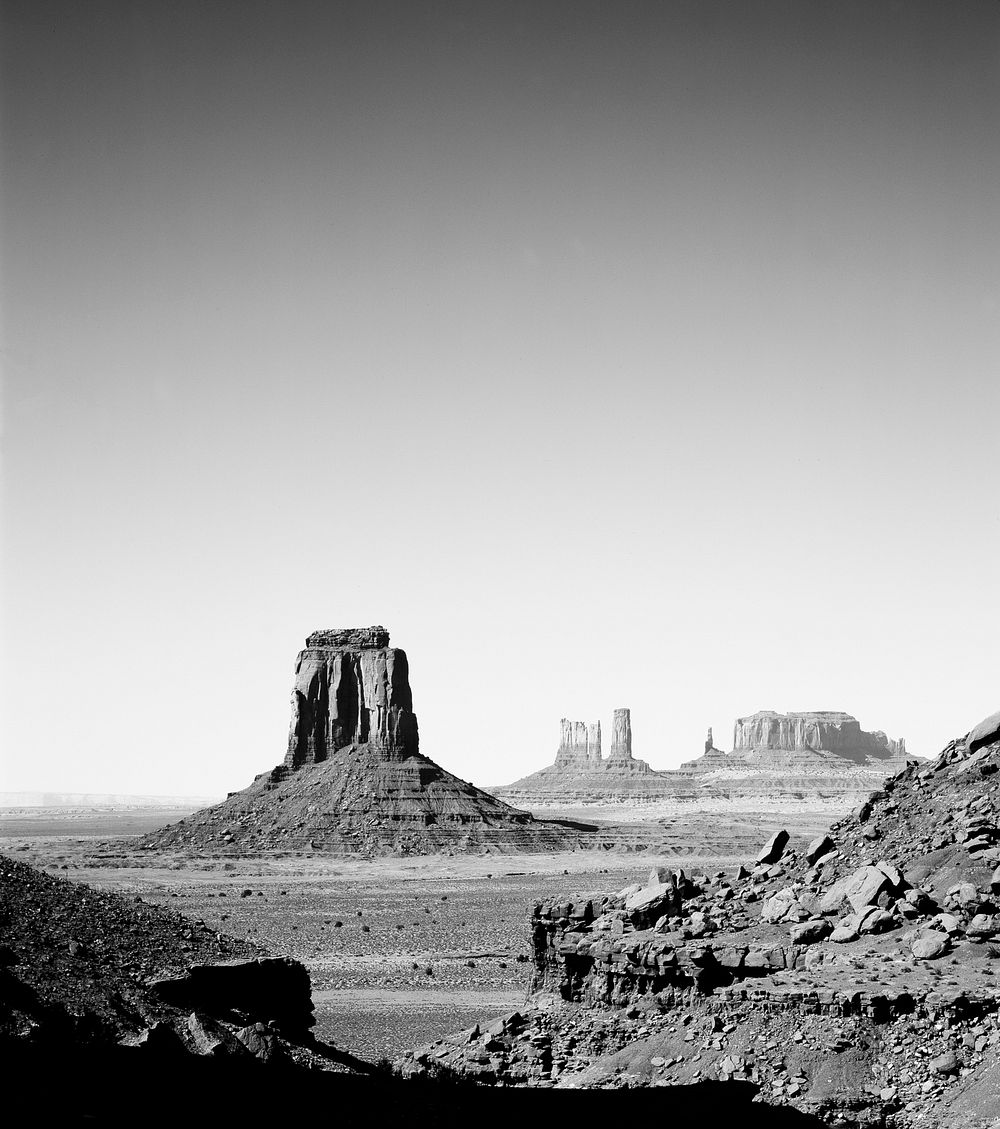 Monument Valley, Arizona. Original image from Carol M. Highsmith&rsquo;s America, Library of Congress collection. Digitally…