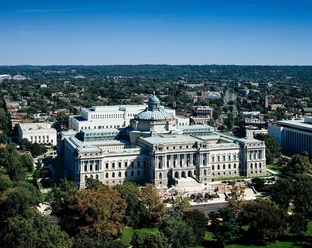 Library of Congress's Thomas Jefferson Building. Original image from Carol M. Highsmith&rsquo;s America, Library of Congress…