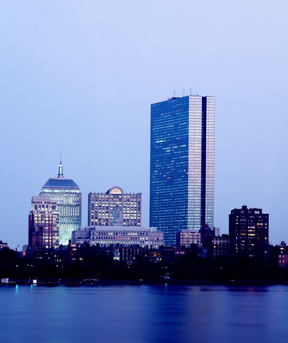 Boston View at Dusk. Original | Free Photo - rawpixel