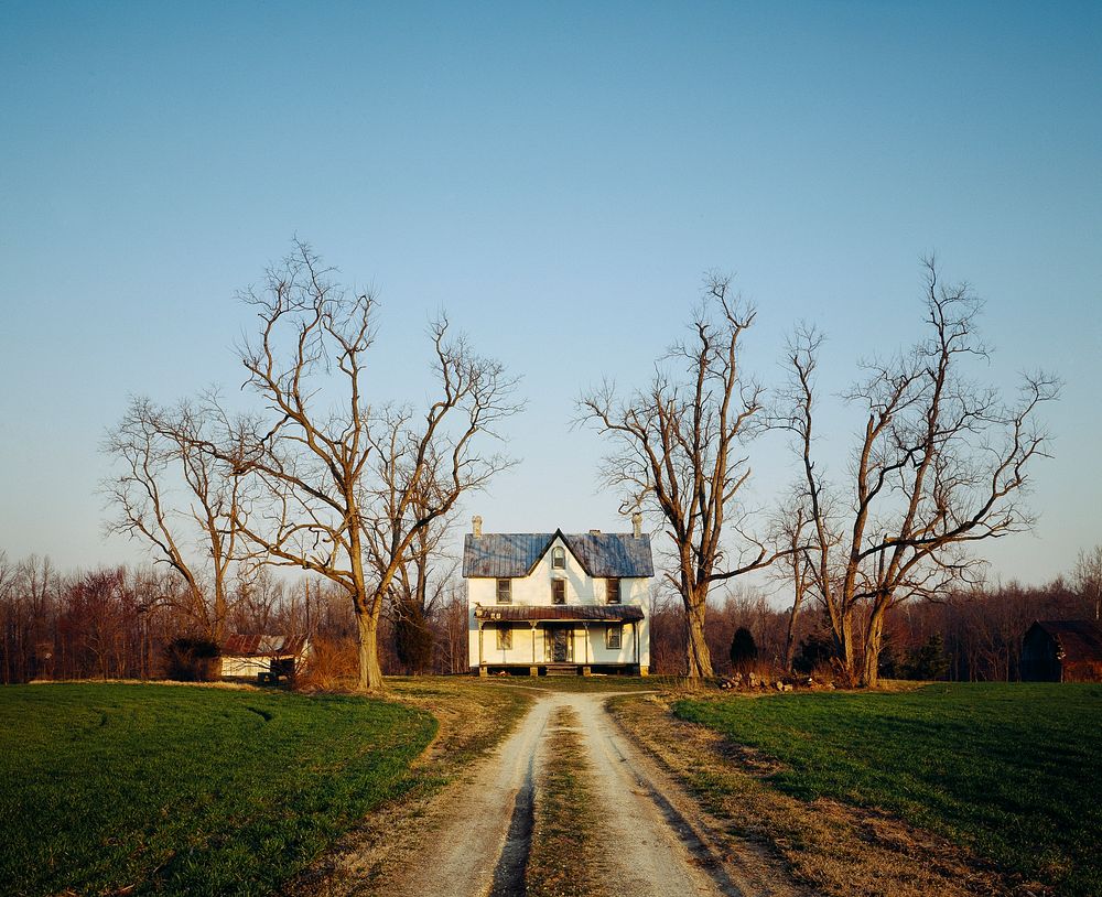 Abandoned home in rural Maryland. Original image from Carol M. Highsmith&rsquo;s America, Library of Congress collection.…