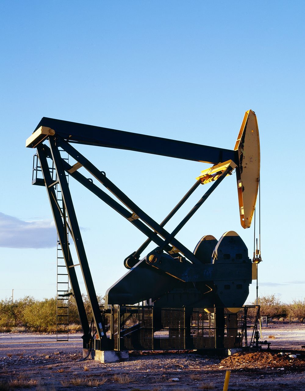 Pumpjack in rural Texas. Original Free Photo rawpixel