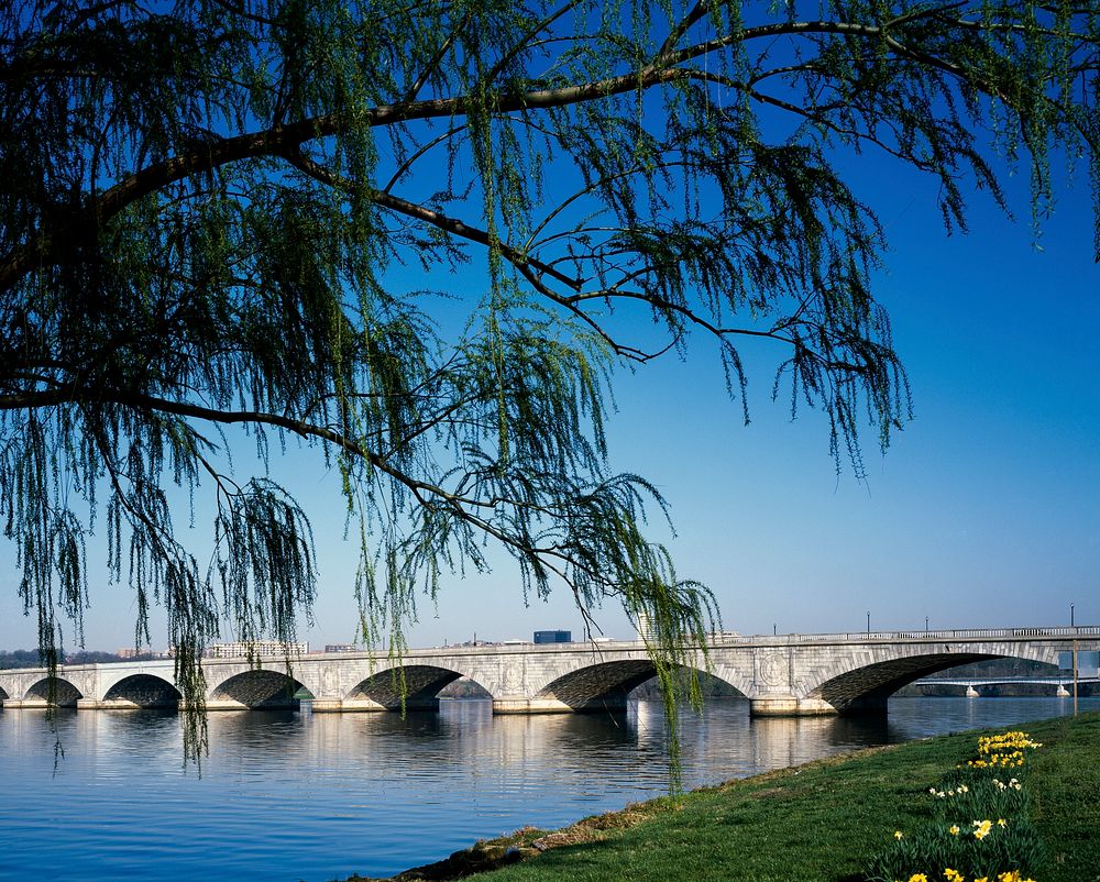 Bridge in Washington DC - Original image from Carol M. Highsmith&rsquo;s America, Library of Congress collection. Digitally…