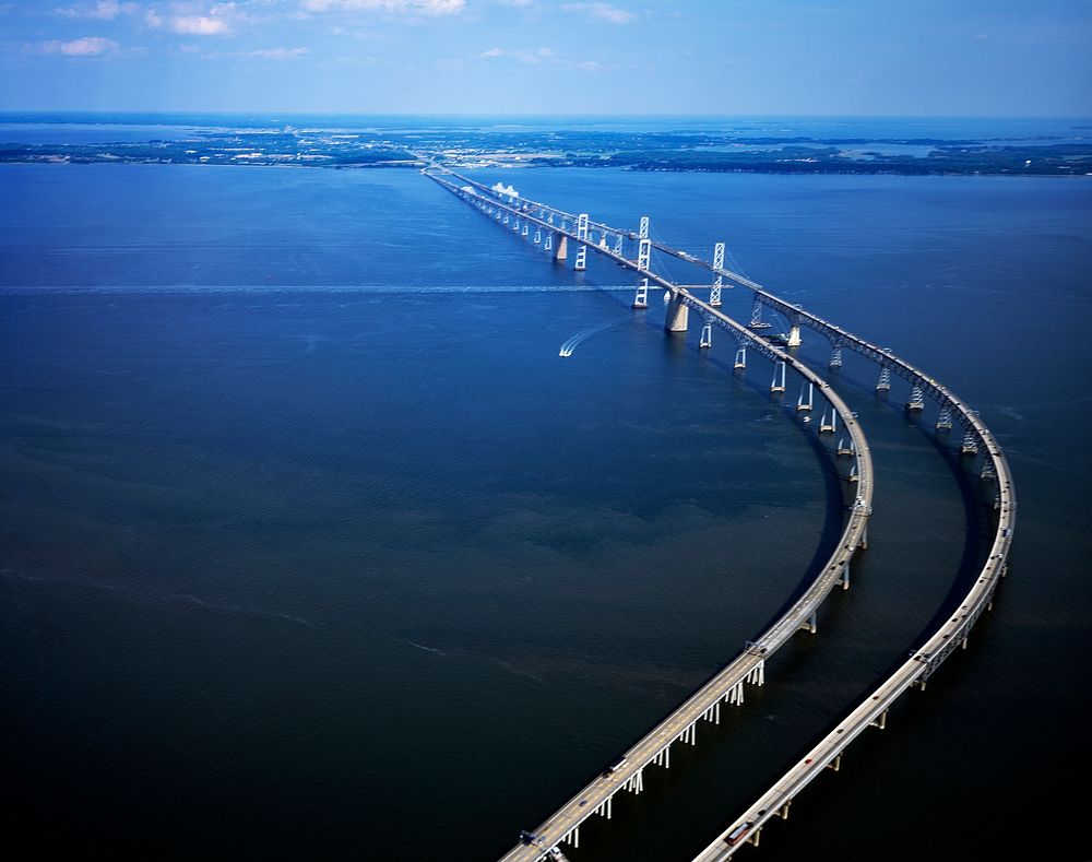 The Chesapeake Bay Bridge (commonly known as the Bay Bridge) is a major dual-span bridge in the U.S. state of Maryland.…