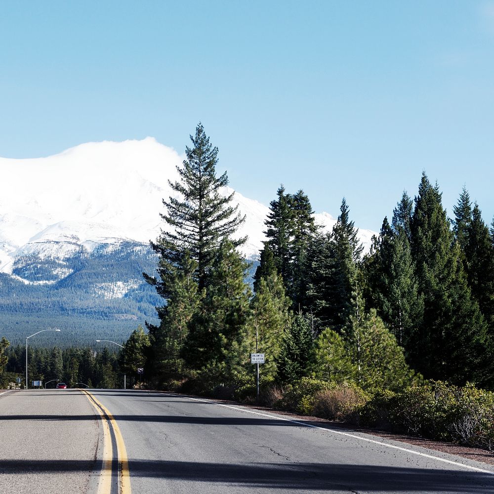 Soaring Mount Shasta is visible from miles away in north-central California. Original image from Carol M. Highsmith&rsquo;s…