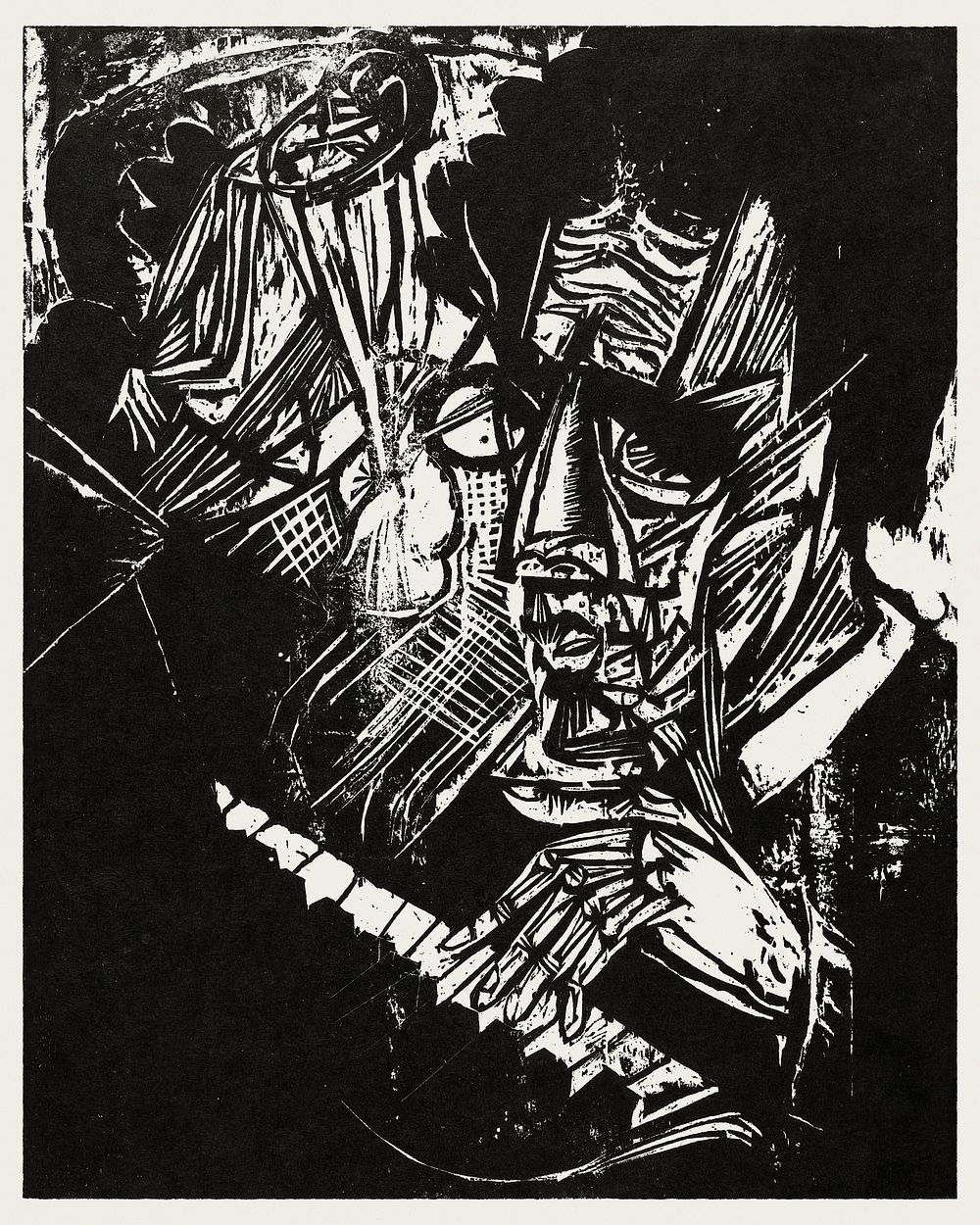 Composer Klemperer (1916) print in high resolution by Ernst Ludwig Kirchner. Original from The National Gallery of Art.…