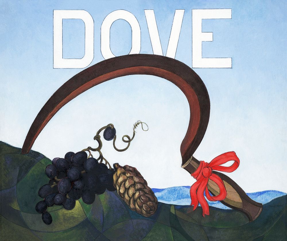Dove (1924) painting in high resolution by Charles Demuth. Original from The Beinecke Rare Book & Manuscript Library.…