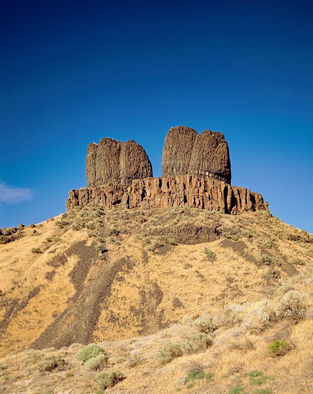 Hat Rock in Hat Rock State Park in Oregon. Original image from Carol M. Highsmith&rsquo;s America, Library of Congress…