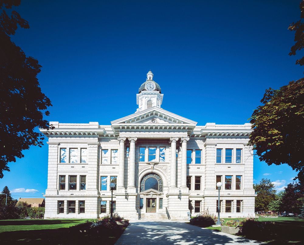 Missoula County Courthouse. Original image from Carol M. Highsmith&rsquo;s America, Library of Congress collection.…