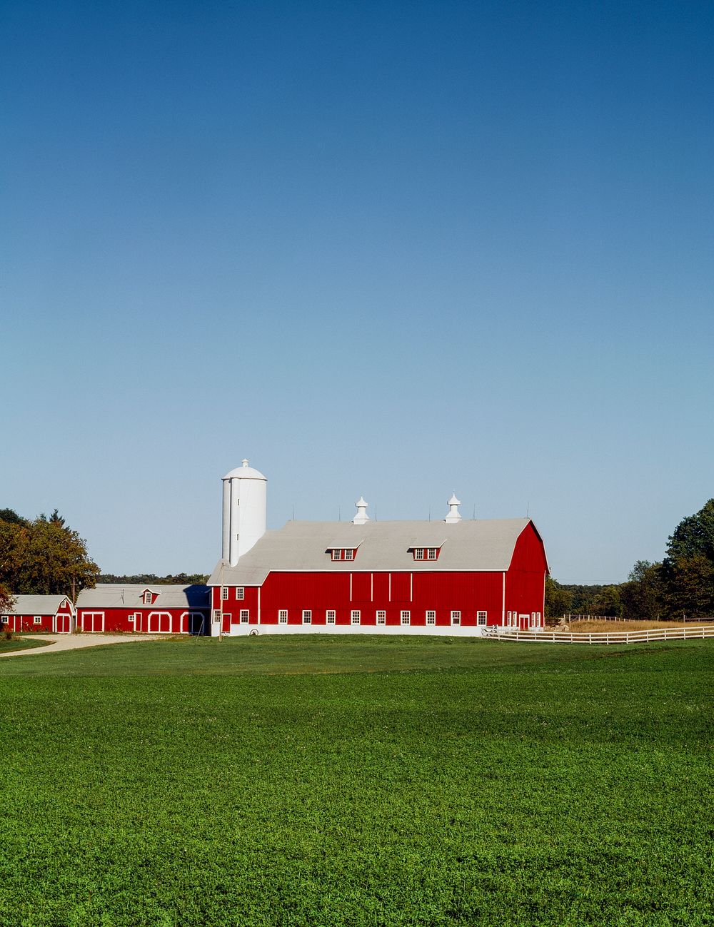 Farm in rural Wisconsin. Original image from Carol M. Highsmith&rsquo;s America, Library of Congress collection. Digitally…