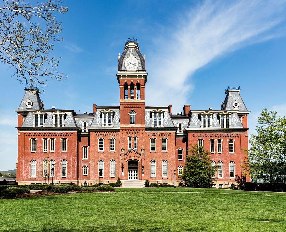 Woodburn Hall at West Virginia University in Morgantown. Original image from Carol M. Highsmith&rsquo;s America, Library of…