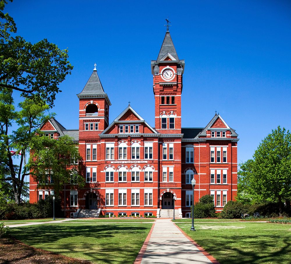 William J. Samford Hall is at Auburn University in Auburn, Alabama. Original image from Carol M. Highsmith&rsquo;s America…