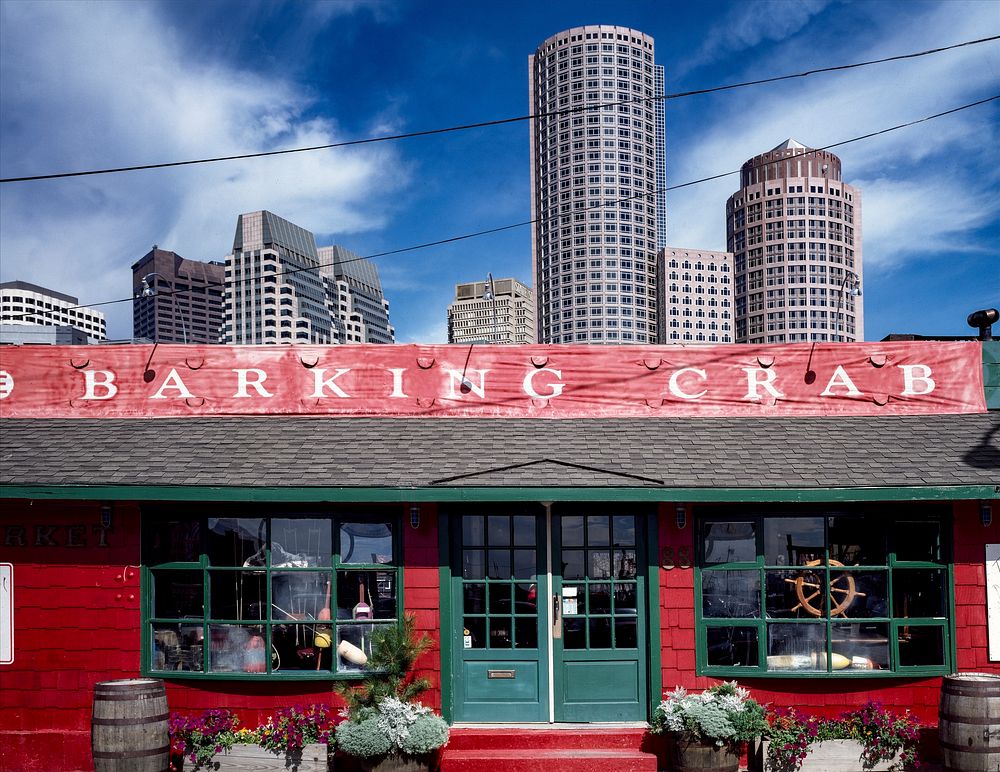 The Barking Crab restaurant in downtown Boston, Massachusetts. Original image from Carol M. Highsmith&rsquo;s America…