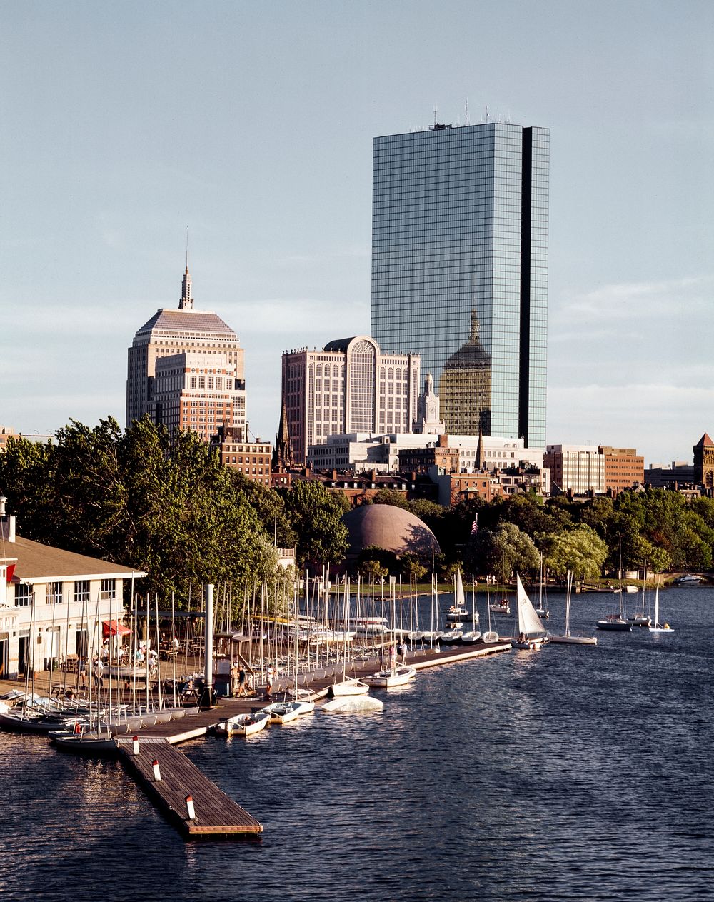Boston from the Charles River, Massachusetts. Original image from Carol M. Highsmith&rsquo;s America, Library of Congress…