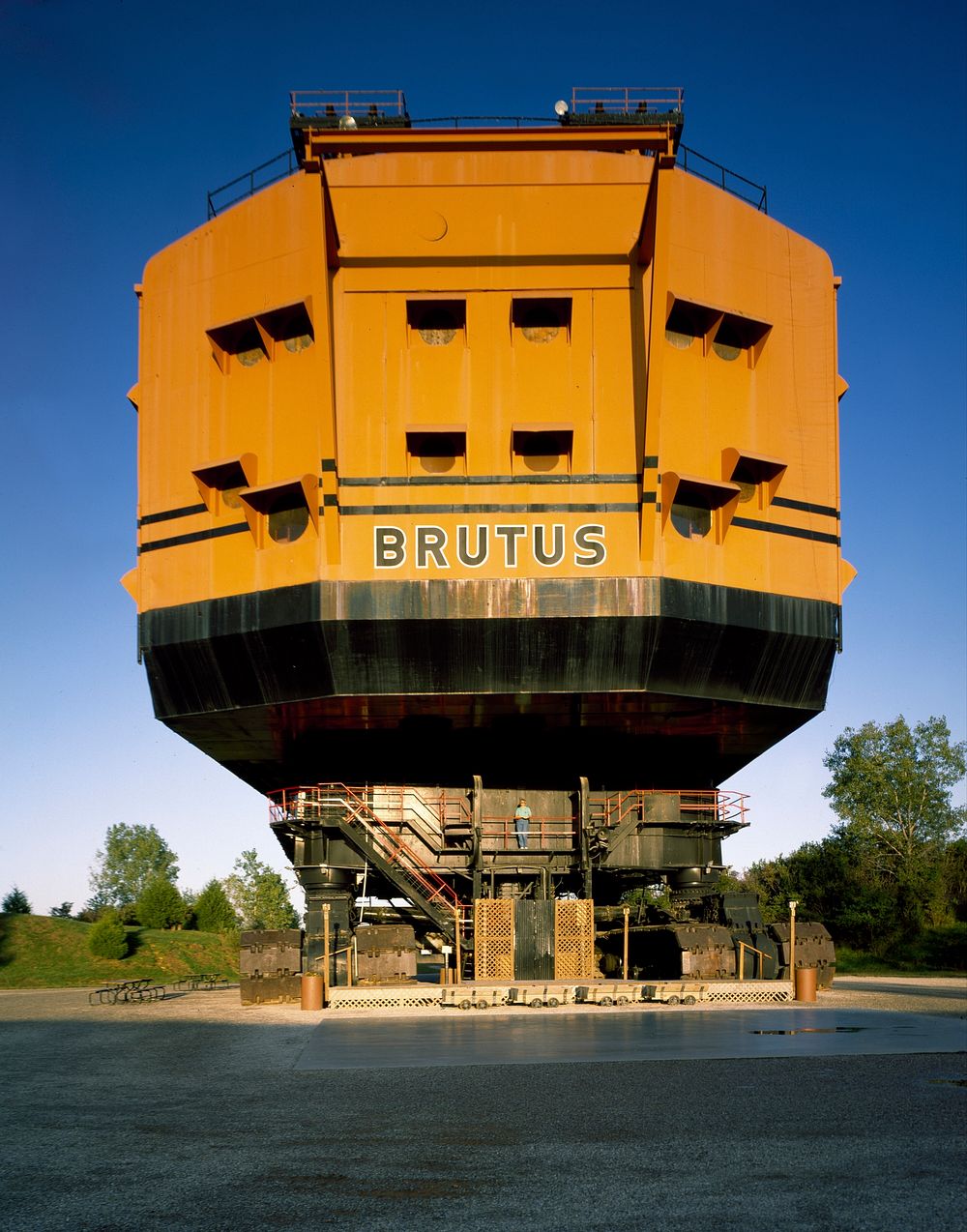 Big Brutus a giant strip-mining shovel in Kansas. Original image from Carol M. Highsmith’s America, Library of Congress…