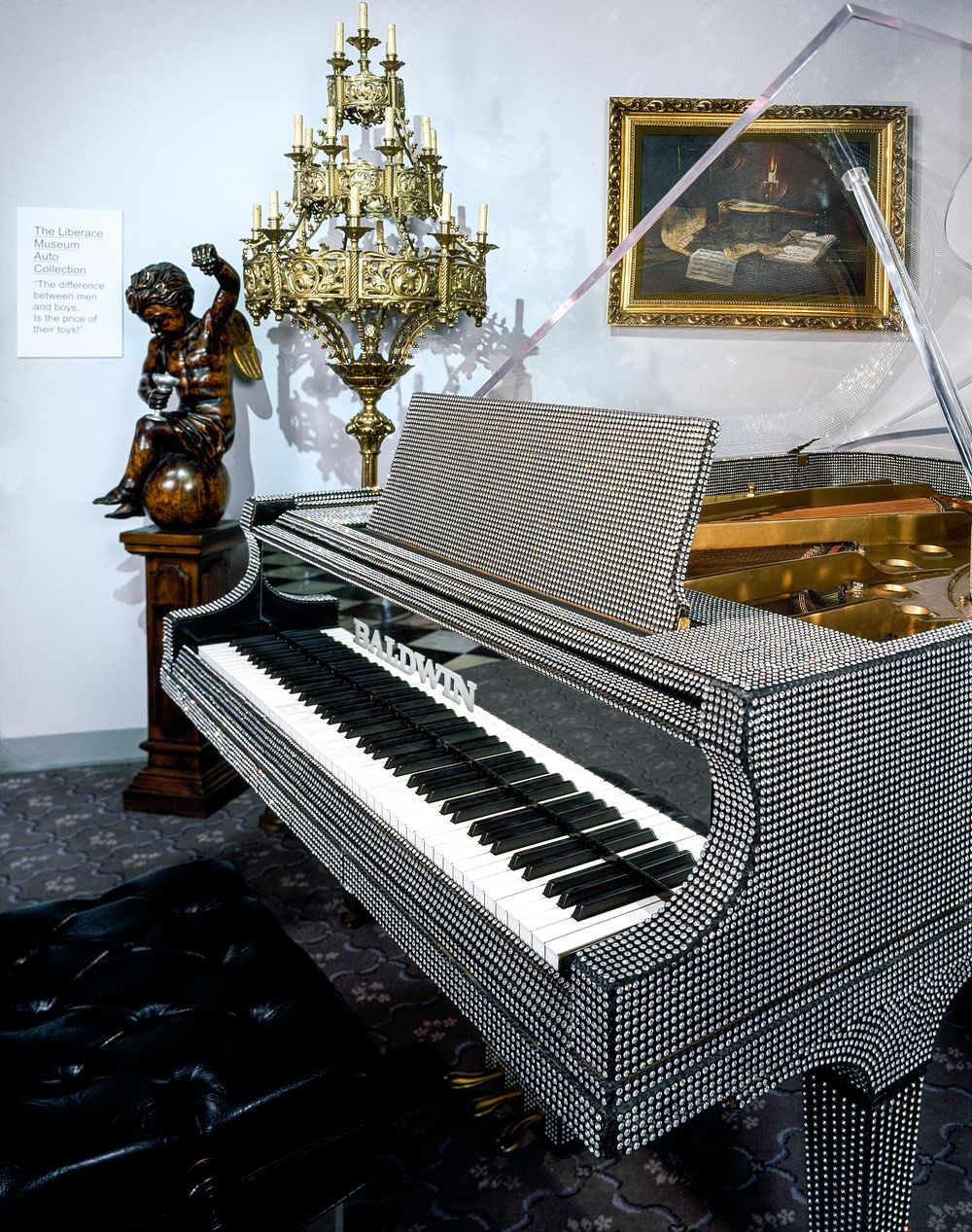 Liberace's piano. Original image from Carol M. Highsmith&rsquo;s America, Library of Congress collection. Digitally enhanced…