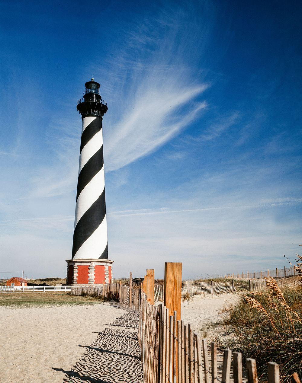 Cape Hatteras Lighthouse on Hatteras Island in North Carolina. Original image from Carol M. Highsmith&rsquo;s America…