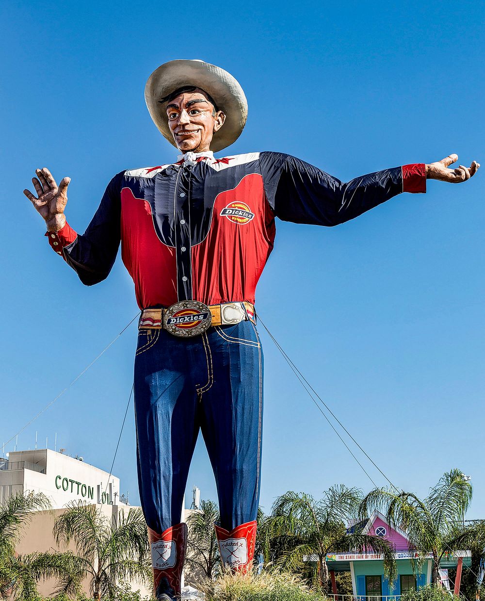 Big Texas, the gigantic mascot and symbol of the Texas State Fair in Dallas. Original image from Carol M. Highsmith&rsquo;s…