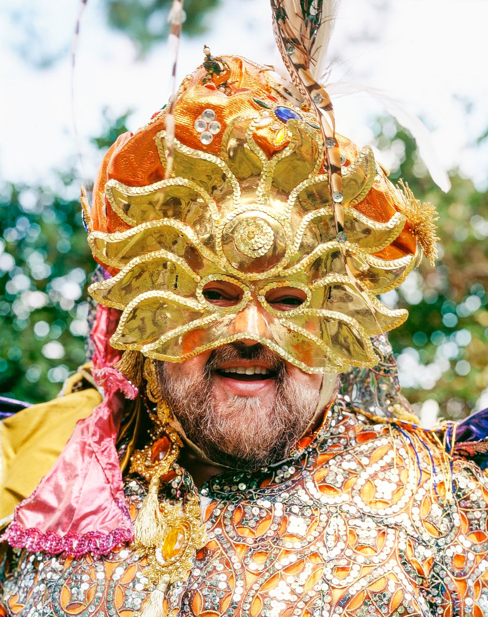 New Orleans Mardi Gras Krewe Captain. Original image from Carol M. Highsmith&rsquo;s America, Library of Congress…