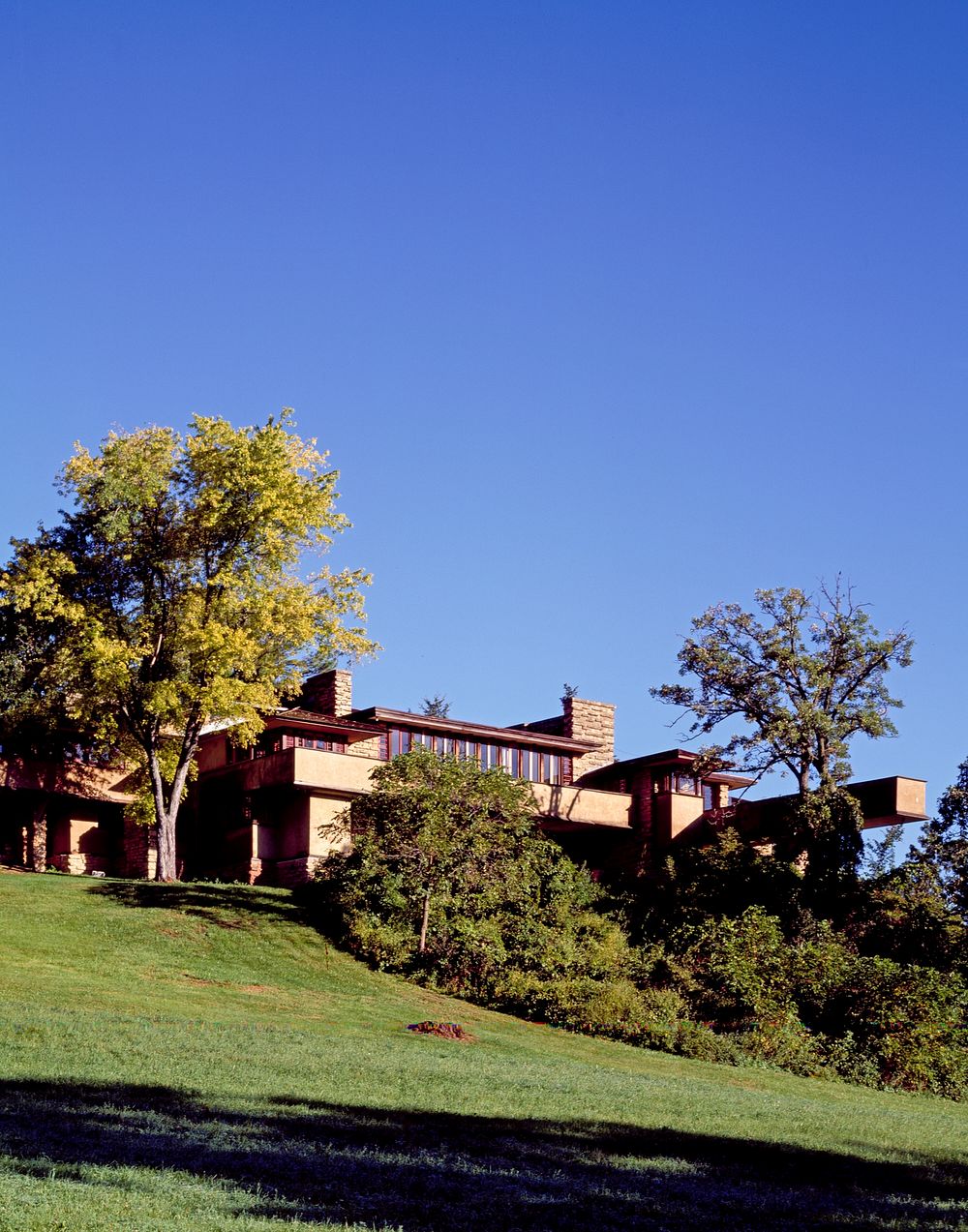 Taliesin the natural house in Wisconsin. Original image from Carol M. Highsmith&rsquo;s America, Library of Congress…