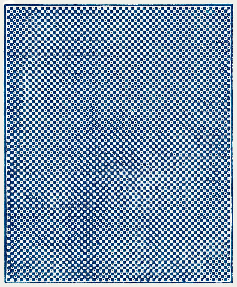 Sheet with checkerboard pattern (1780&ndash;1808) by Pierre-Fiacre Perdoux. Original from The Rijksmuseum. Digitally…