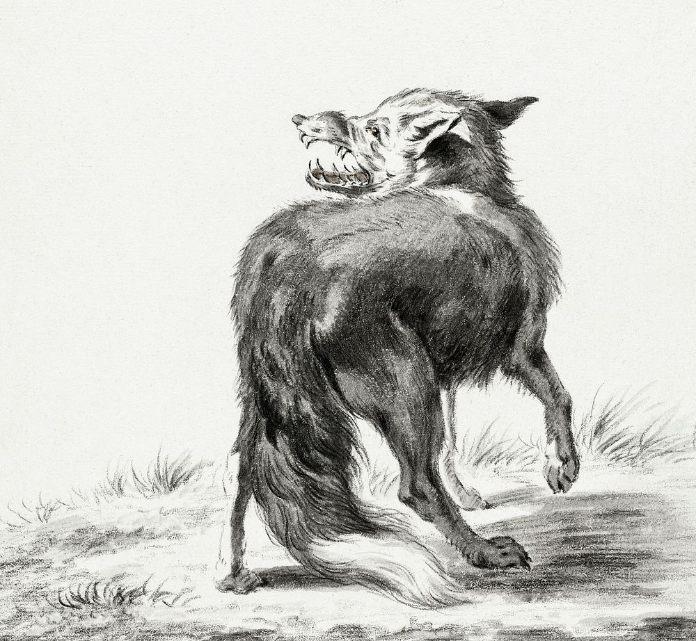 Fox by Jean Bernard (1775-1883). Original from The Rijksmuseum. Digitally enhanced by rawpixel.