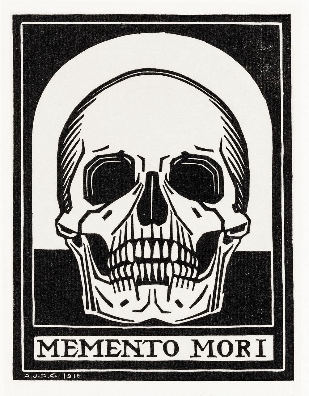 Memento mori (1916) by Julie de Graag (1877-1924). Original from The Rijksmuseum. Digitally enhanced by rawpixel.