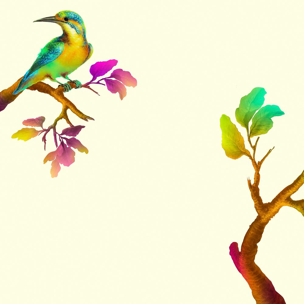 Common Kingfisher illustration mockup