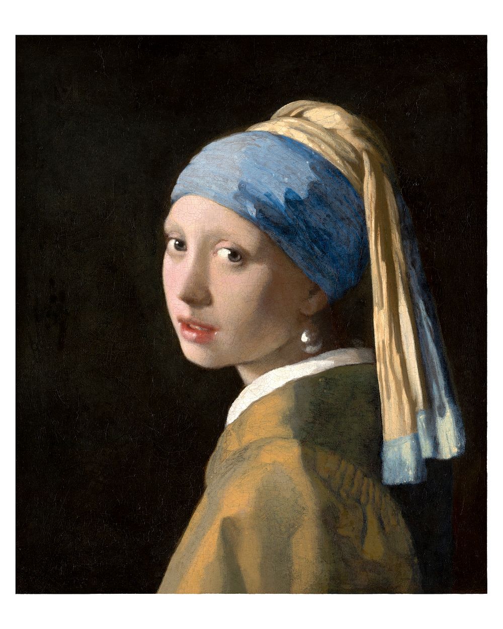 Pearl Earring art print, Johannes Vermeer&rsquo;s famous Girl with a Pearl Earring (ca. 1665) painting. Original from the…