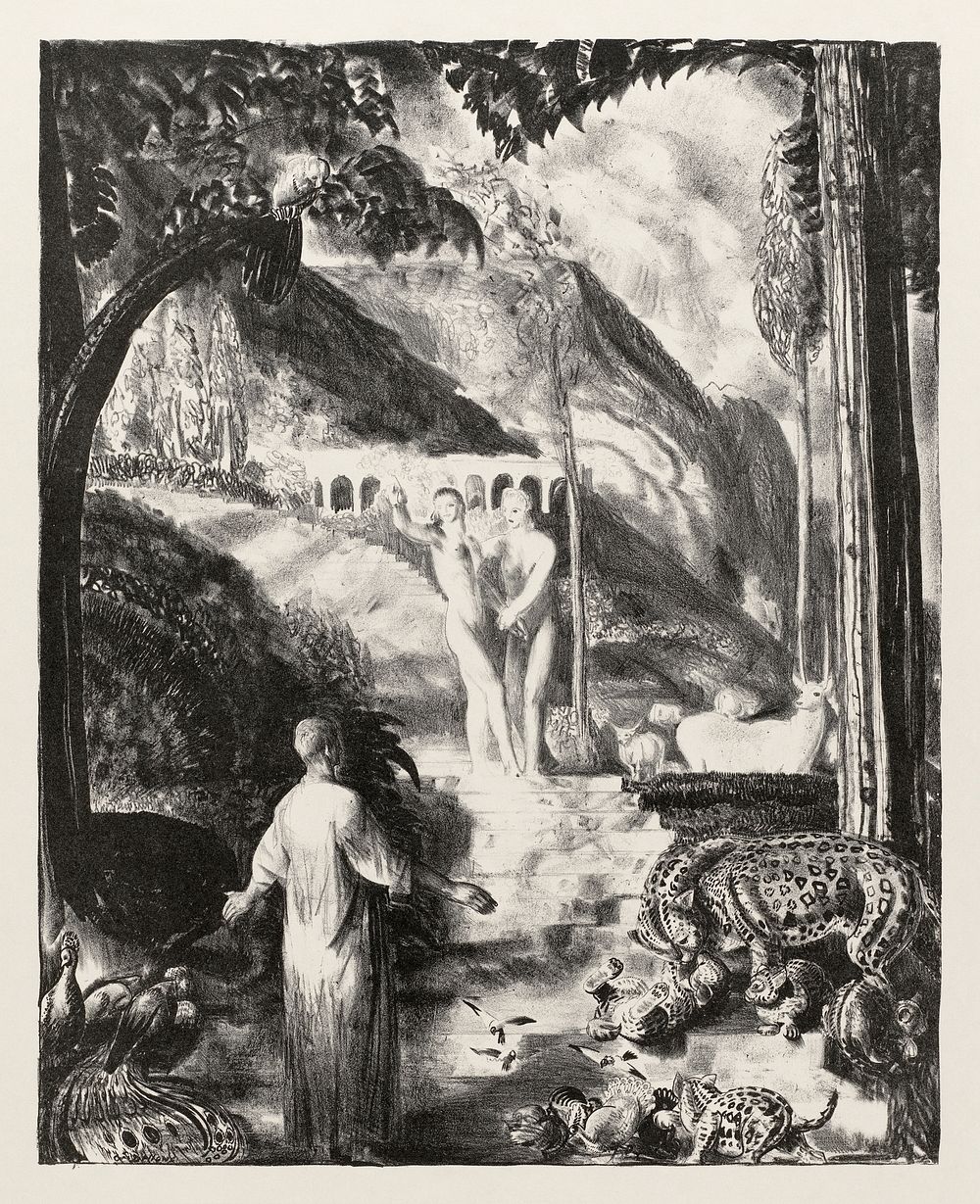 Farewell to utopia (1923) print in high resolution by George Wesley Bellows. Original from the Boston Public Library.…