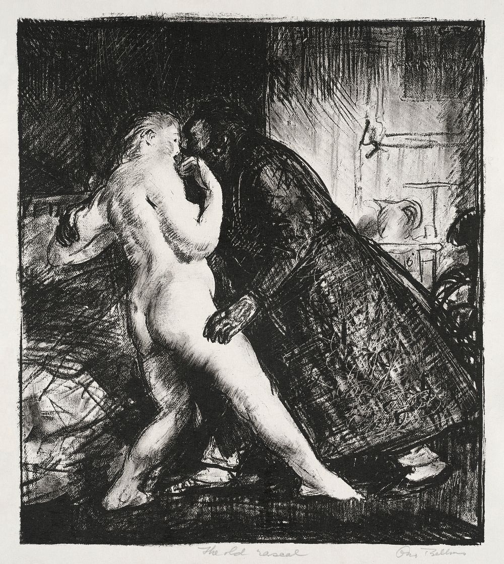The old rascal (1916) print in high resolution by George Wesley Bellows. Original from the Boston Public Library. Digitally…