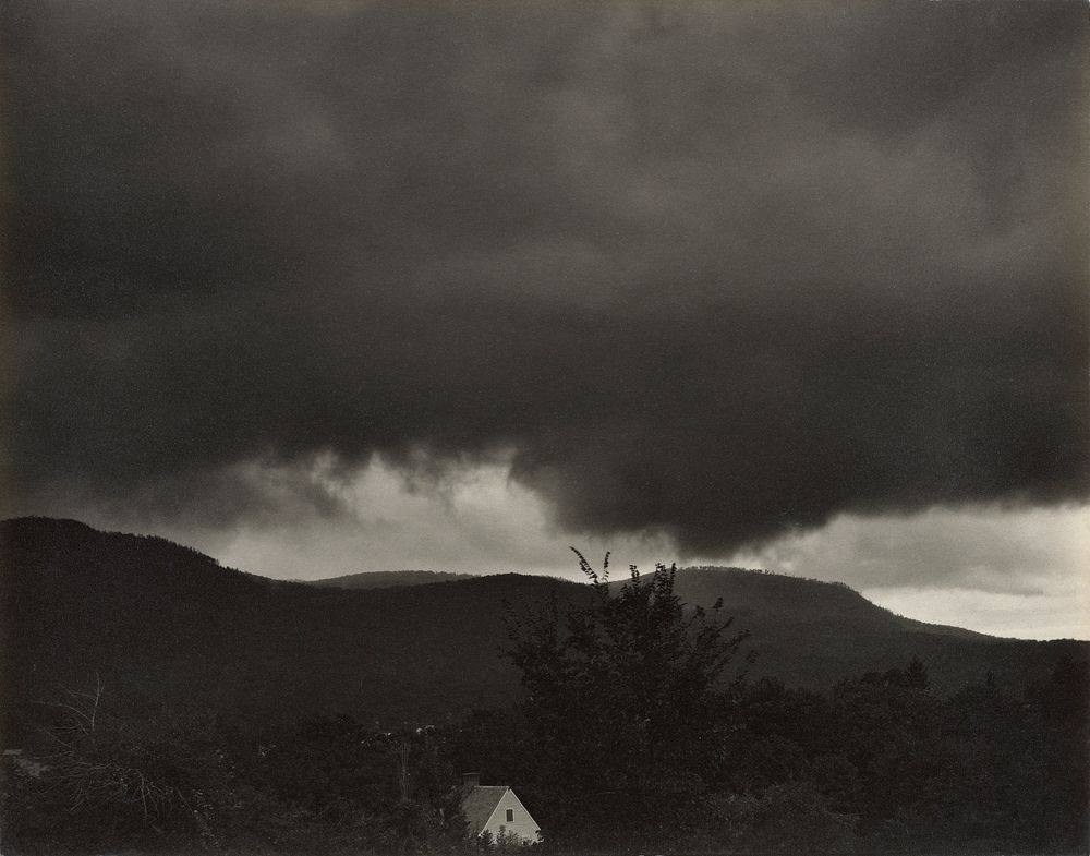 Music: A Sequence of Ten Cloud Photographs, No. 1 (1922) photo in high resolution by Alfred Stieglitz. Original from the…