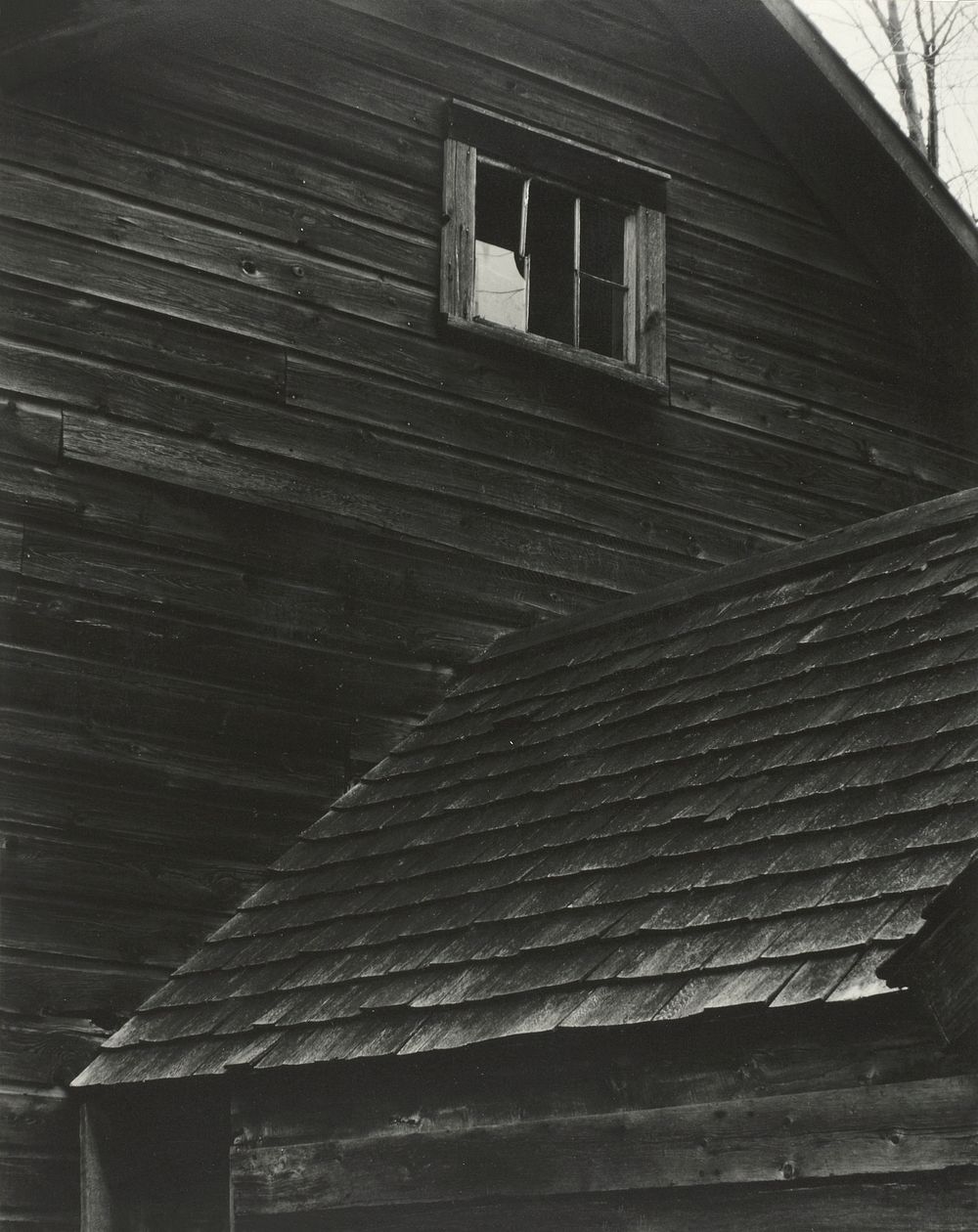 Barn—Lake George (1922) by Alfred Stieglitz. Original from The Art Institute of Chicago. Digitally enhanced by rawpixel.