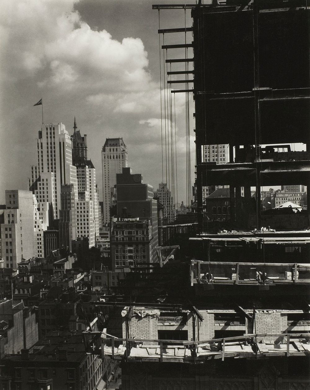 From My Window at An American Place, North (1931) by Alfred Stieglitz. Original from The Art Institute of Chicago. Digitally…