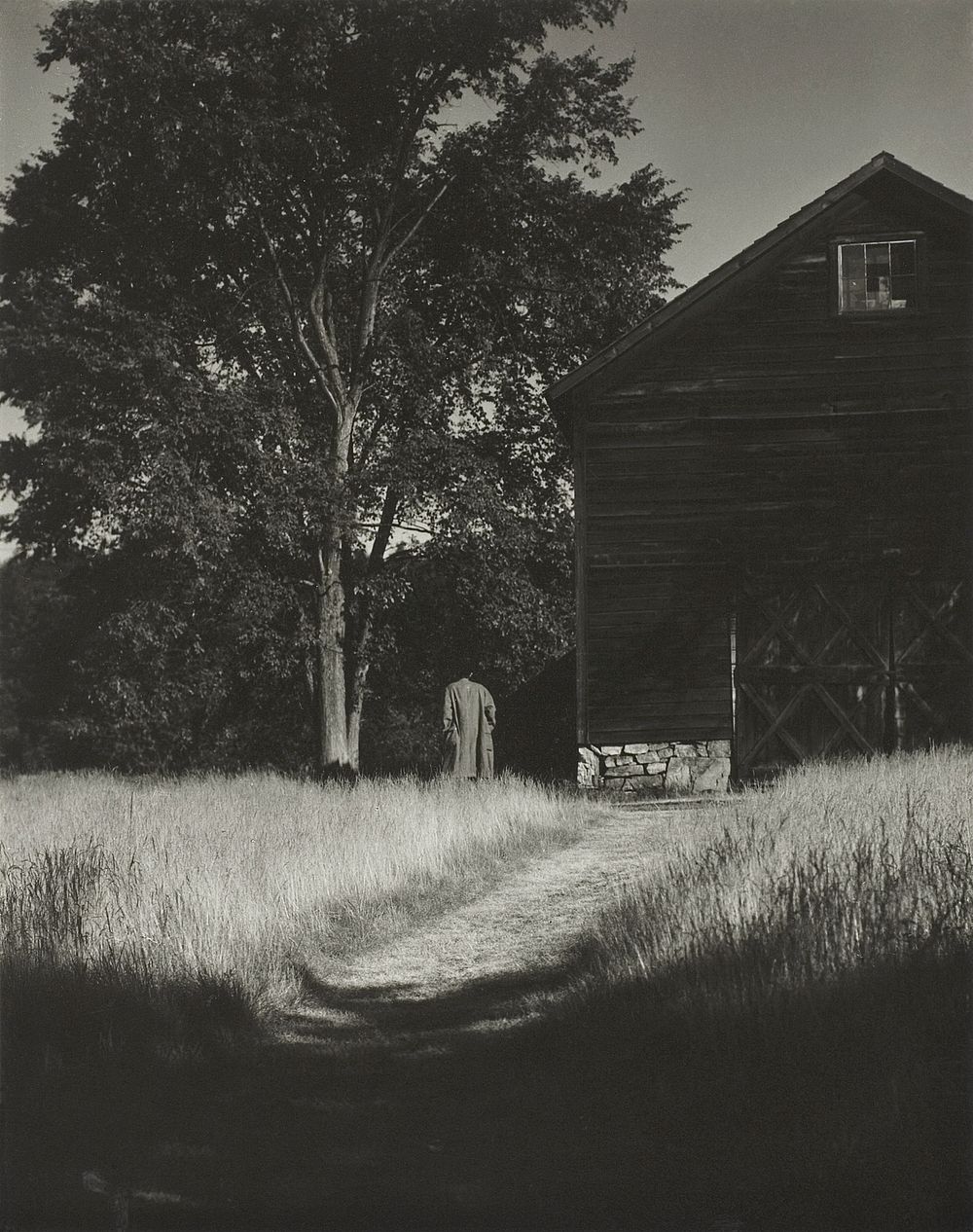 Barn, Lake George (1936) by Alfred Stieglitz. Original from The Art Institute of Chicago. Digitally enhanced by rawpixel.