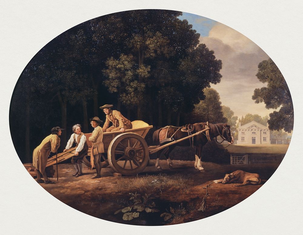 British, Labourers (1781) painting in high resolution by George Stubbs. Original from The Yale University Art Gallery.…