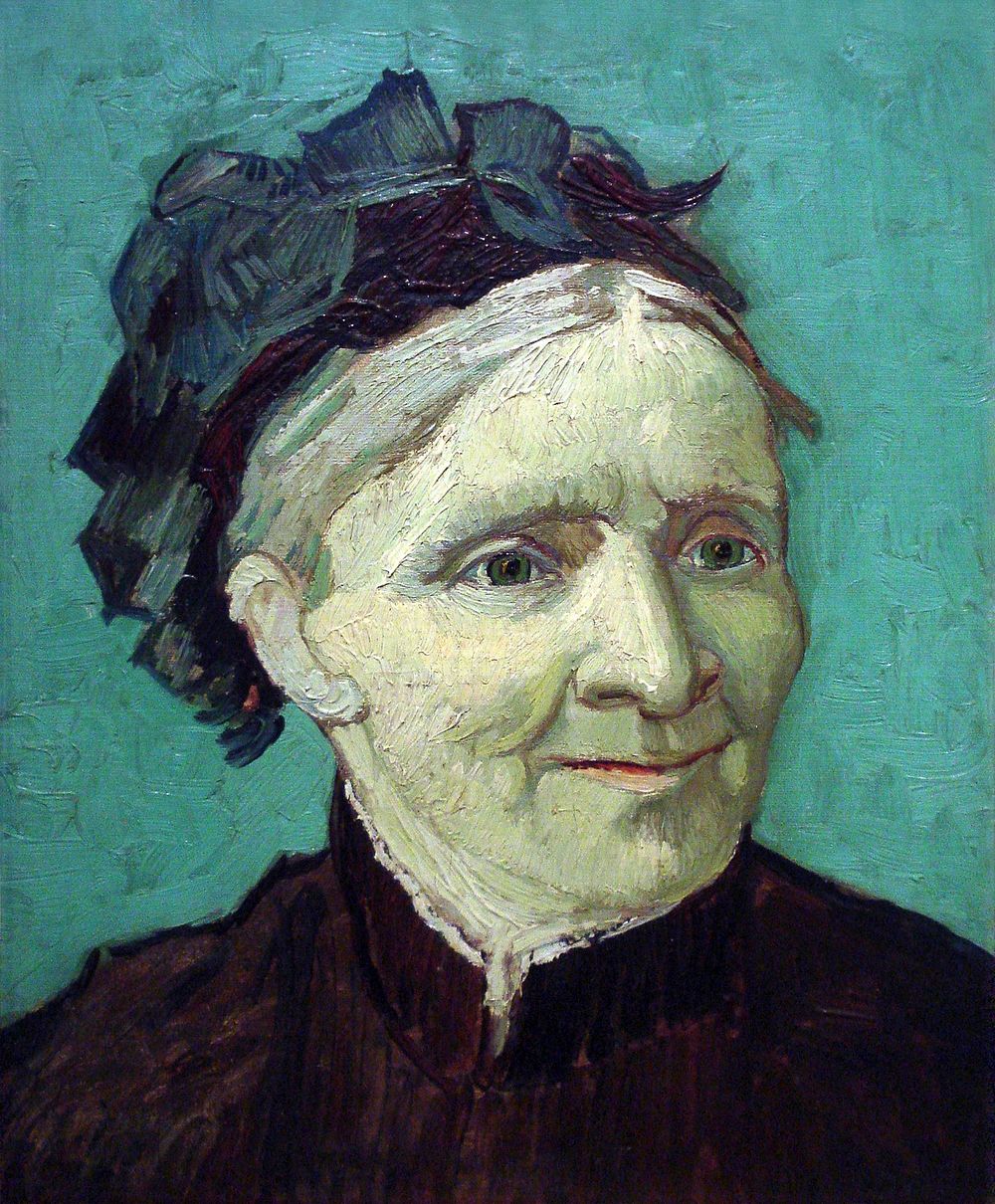 Vincent van Gogh's Portrait of the Artist's Mother (1888) famous painting. Original from Wikimedia Commons. Digitally…