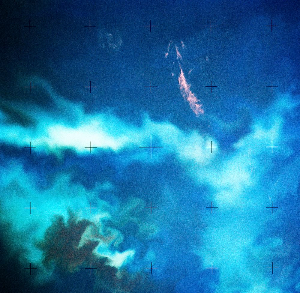 Plankton blooms in the Falkland Current east of the Argentinian coast. Original from NASA. Digitally enhanced by rawpixel.
