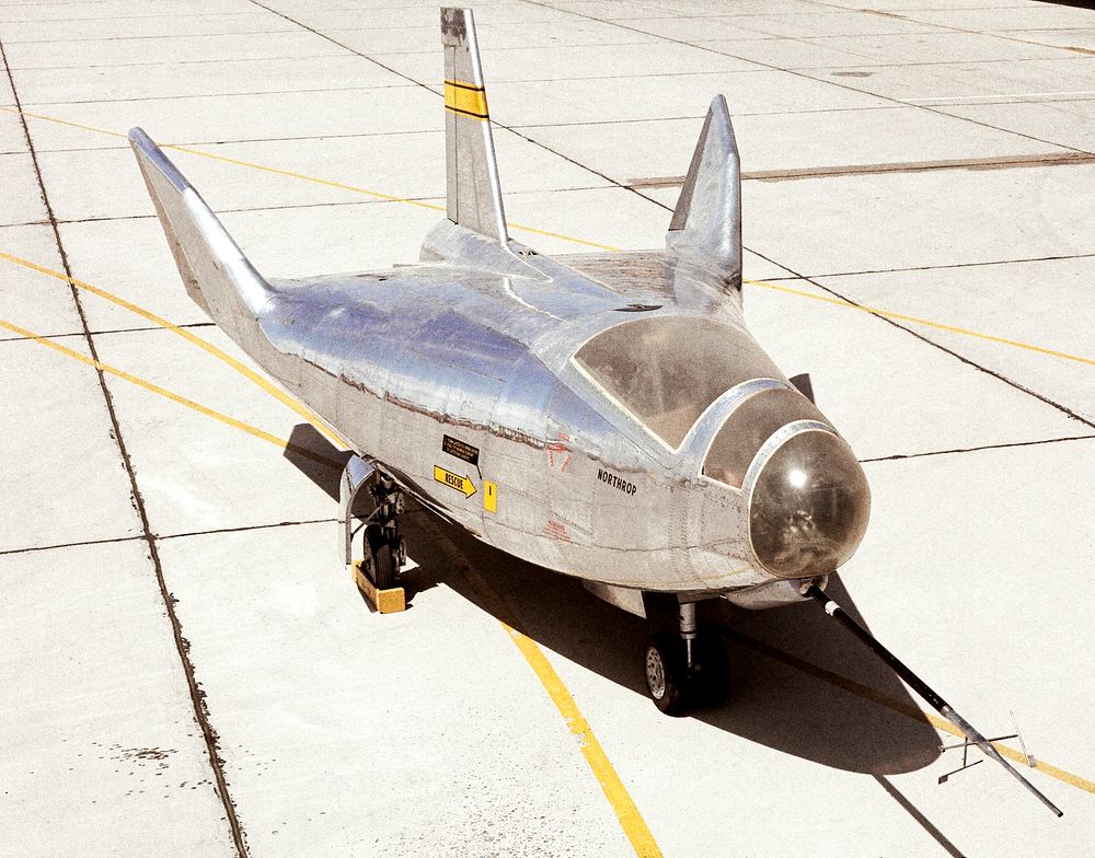 The HL-10, seen here parked on the ramp at NASA's Flight Research Center in 1966. Original from NASA. Digitally enhanced by…