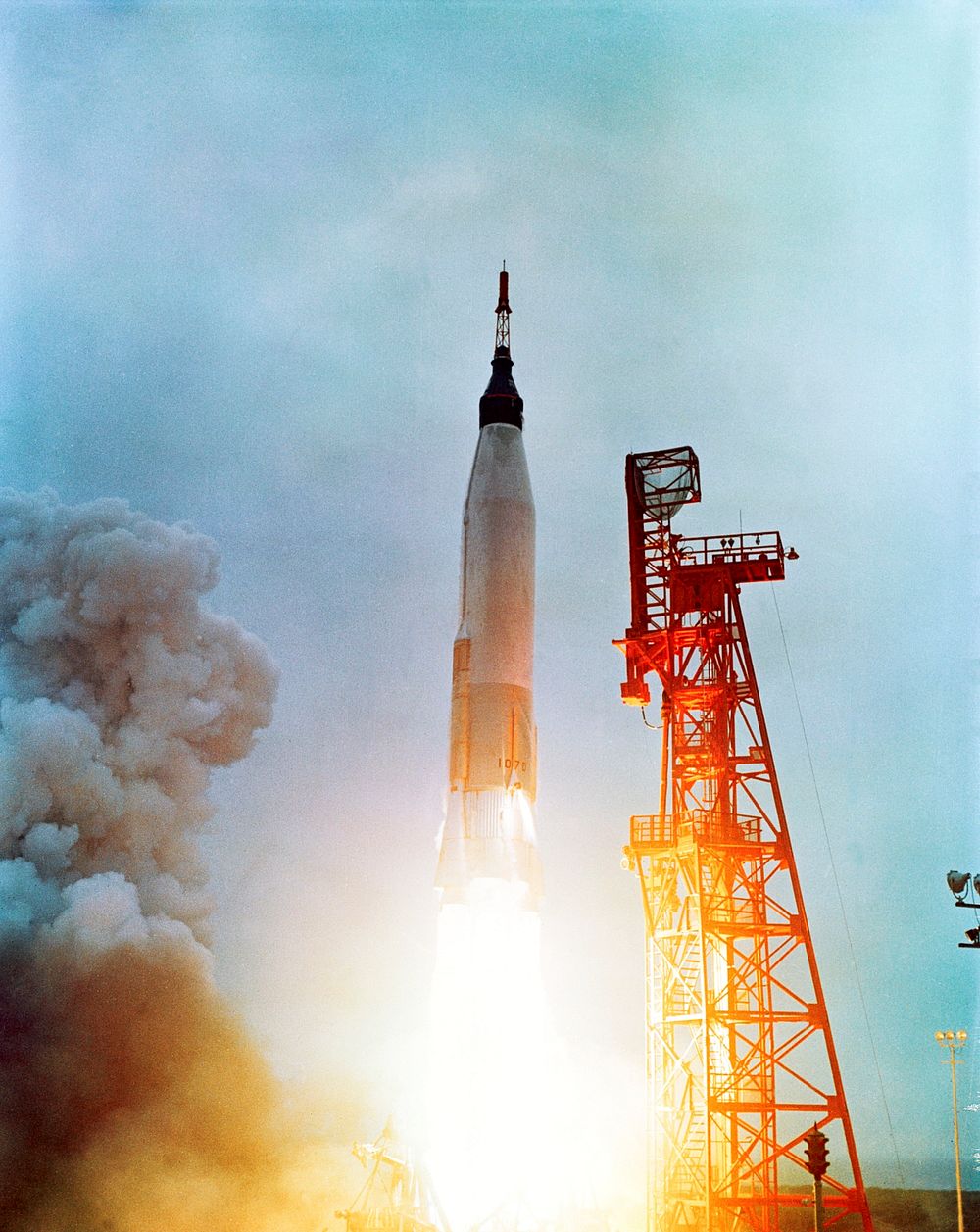 The Mercury-Atlas 7 carrying astronaut M. Scott Carpenter, was launched by NASA from Pad 14, Cape Canaveral, Florida, on May…