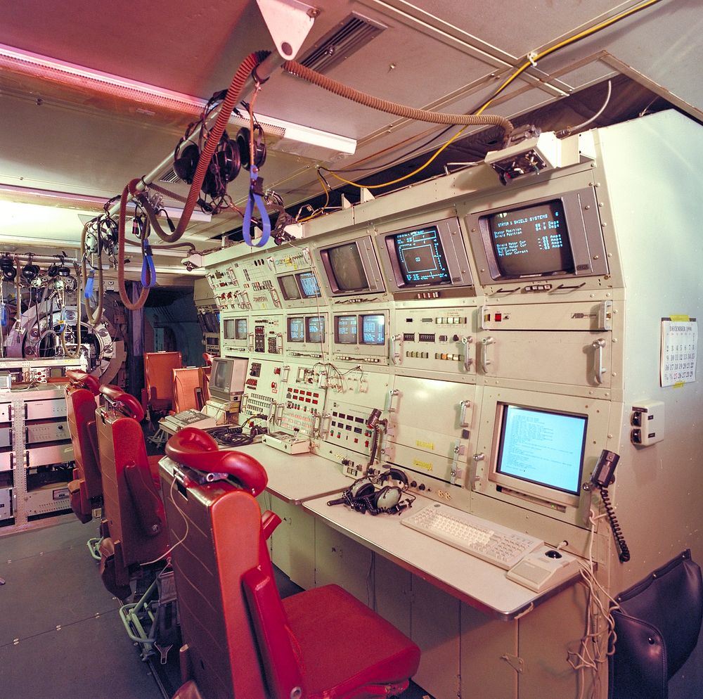C-141 KAO (NASA-714) Monitoring Systems mission control center. Original from NASA. Digitally enhanced by rawpixel.