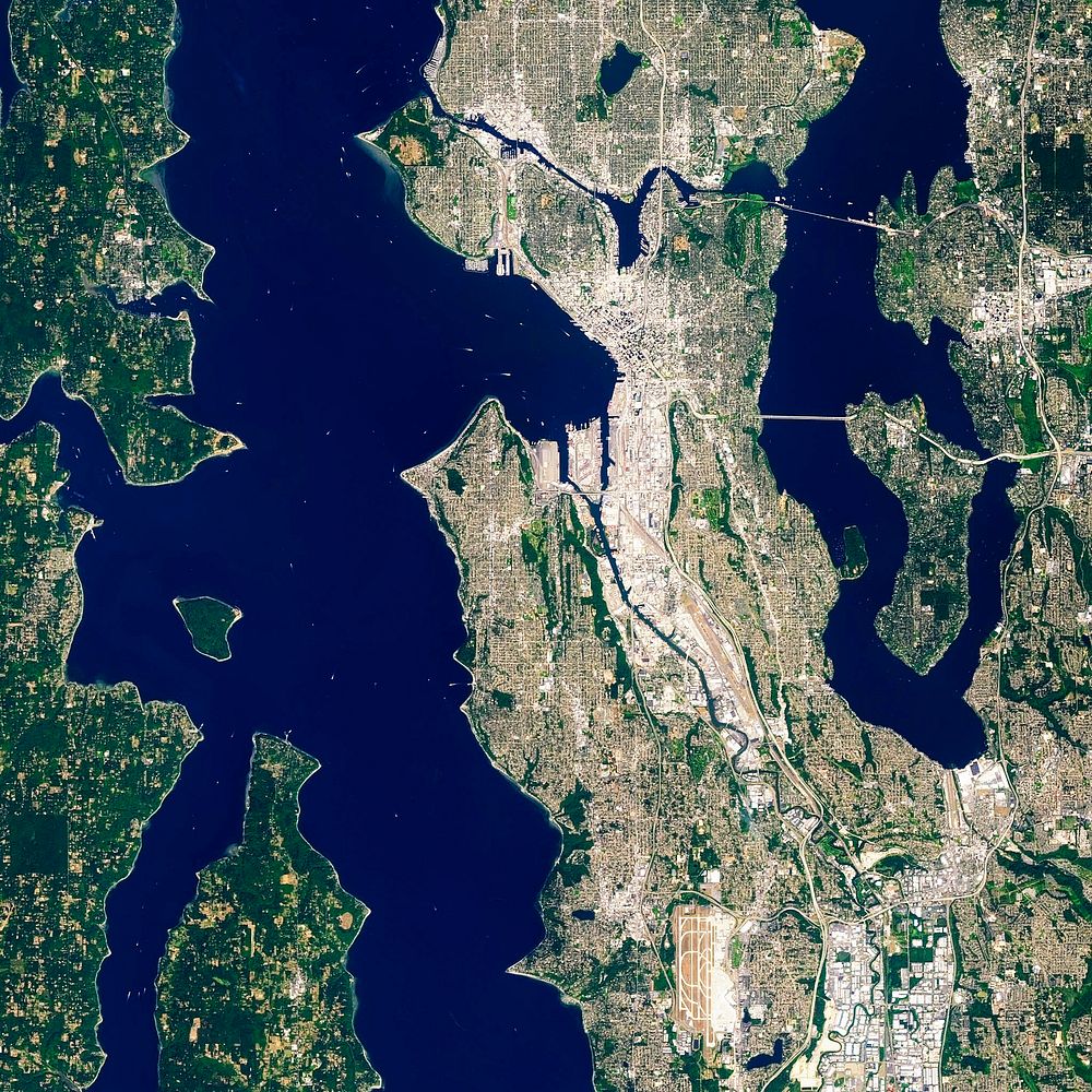 Images of the Earth's land surface and surrounding coastal regions. Original from NASA. Digitally enhanced by rawpixel.