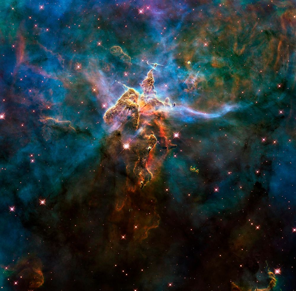 Image of a nebula taken using a NASA telescope -Original from NASA . Digitally enhanced by rawpixel.