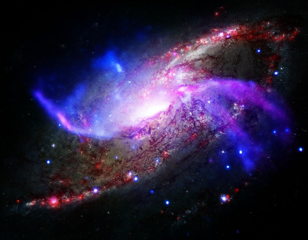 Anomalous arms are seen in this composite image of NGC 4258 from NASA's Chandra X-ray Observator. Original from NASA.…