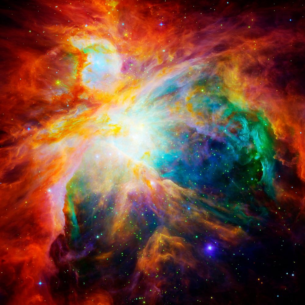 Image of a nebula taken using a NASA telescope -Original from NASA. Digitally enhanced by rawpixel.